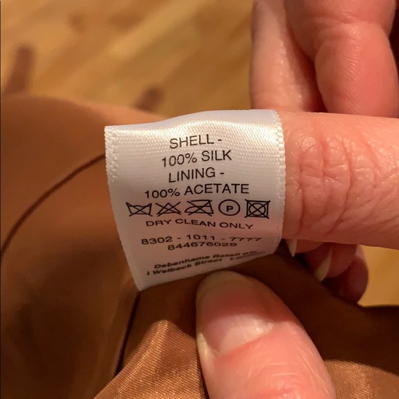 100% Silk Bronze Dress and Blazer - Picture 7 of 10